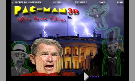 Pacman 3D White House Edition