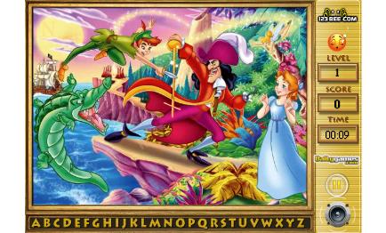 Peter Pan Find The Alphabet