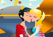 Besos en la pista de patinaje