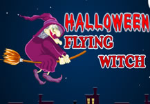 Halloween Flying Witch