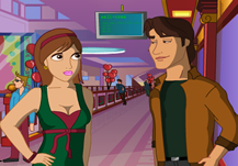 Kissing at the Shopping Mall
